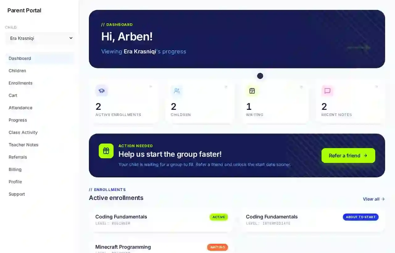 AveParents product example