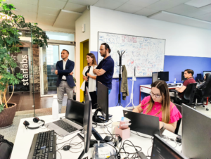 Deputy Mayor of Prishtina, Mr. Alban Zogaj, visits the StarLabs and Digital School